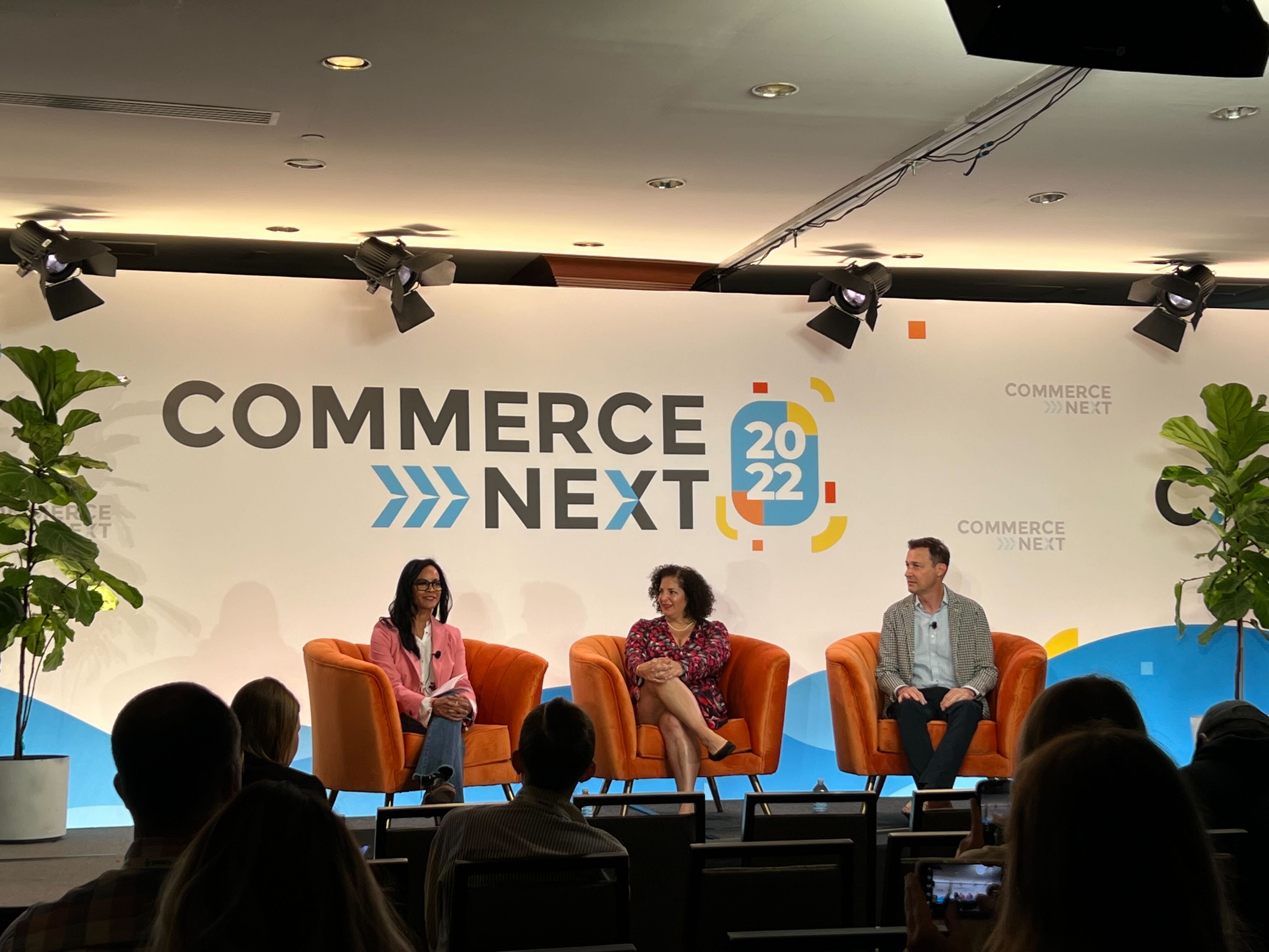 Brenda Freeman speaking at CommerceNext